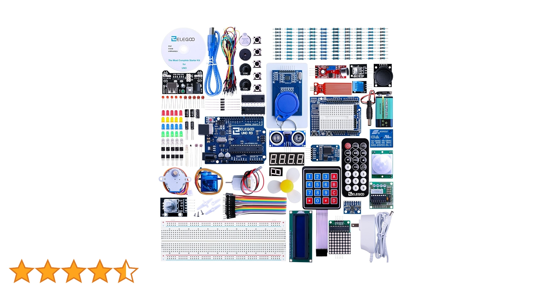 Amazon.co.jp: UNO R3 Complete Starter Kit for Elegoo Arduino